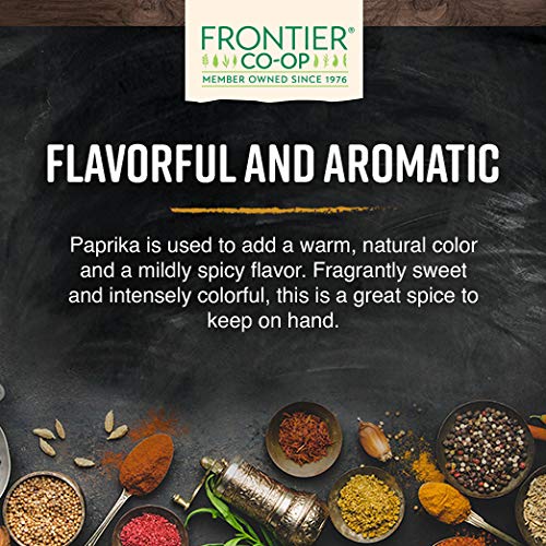 Frontier Co-op Organic Ground Paprika 1lb Bulk Bag - Paprika Powder Seasoning - Restaurant Supply