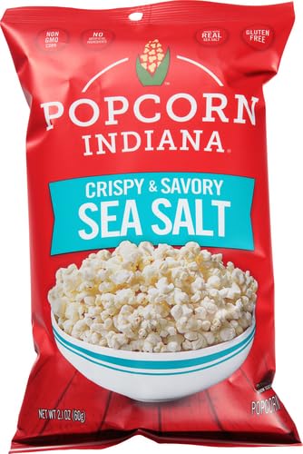 Popcorn, Indiana Sea Salt, 2.1-Ounce (Pack of 6)