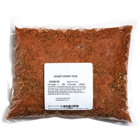 Big Poppa’s Sweet Money BBQ Rub — Award Winning Pork BBQ Rub — Gluten-Free Spice Mix — Dry Rubs for