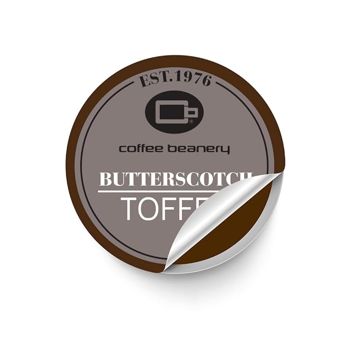 Butterscotch Toffee Coffee Pods by Coffee Beanery | 192ct Bulk Flavored Coffee Pods Medium Roast