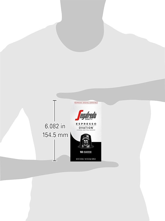 Segafredo Zanetti Espresso Capsules – Aluminum Pods for Nespresso Original Machines – Dark Roast