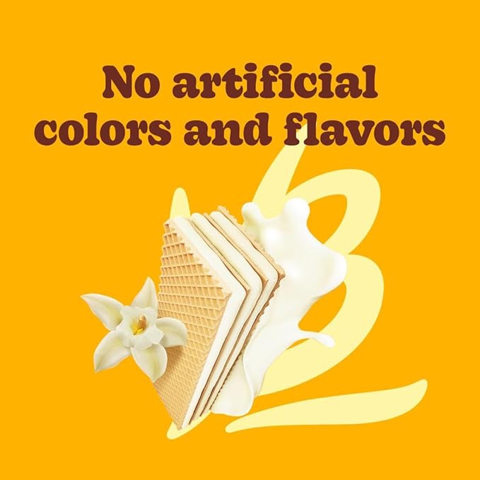 Bauducco Vanilla Wafers - Crispy Wafer Cookies With 3 Delicious, Indulgent, Decadent Layers of