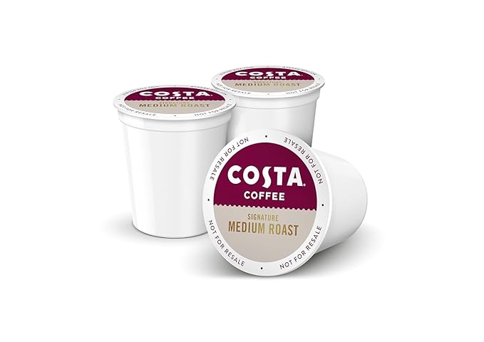 Costa Coffee Medium Roast Single Serve Pods - Signature Blend - 60 ct Box