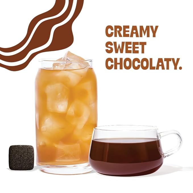Tea Drops 30 Bulk Pack Organic Chocolate Earl Grey Bagless Tea - Loose Leaf, Lightly Sweetened