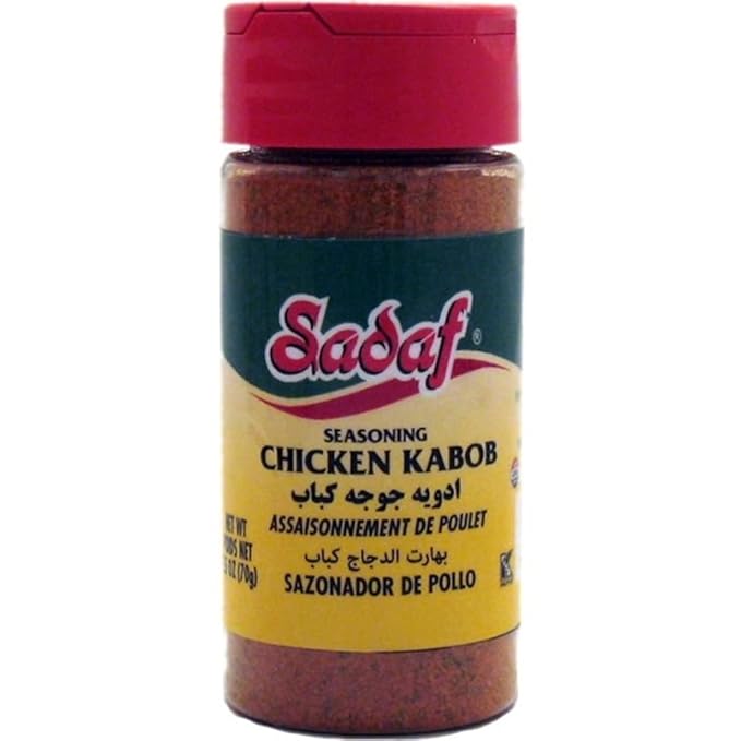 Sadaf Chicken Kabob Seasoning - Chicken Seasoning for Cooking and Food Flavoring - Kebab Spice