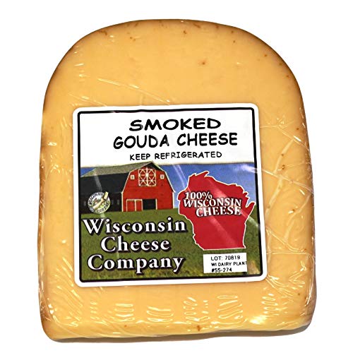 Wisconsin Cheese Company - Large Smoked Gouda Gift Box - 100% Wisconsin Original Gouda Cheese