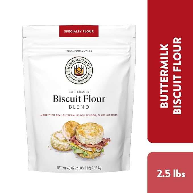 King Arthur Baking Company Buttermilk Biscuit Flour Blend, Unbleached Flour, Aluminum Free, Non-GMO