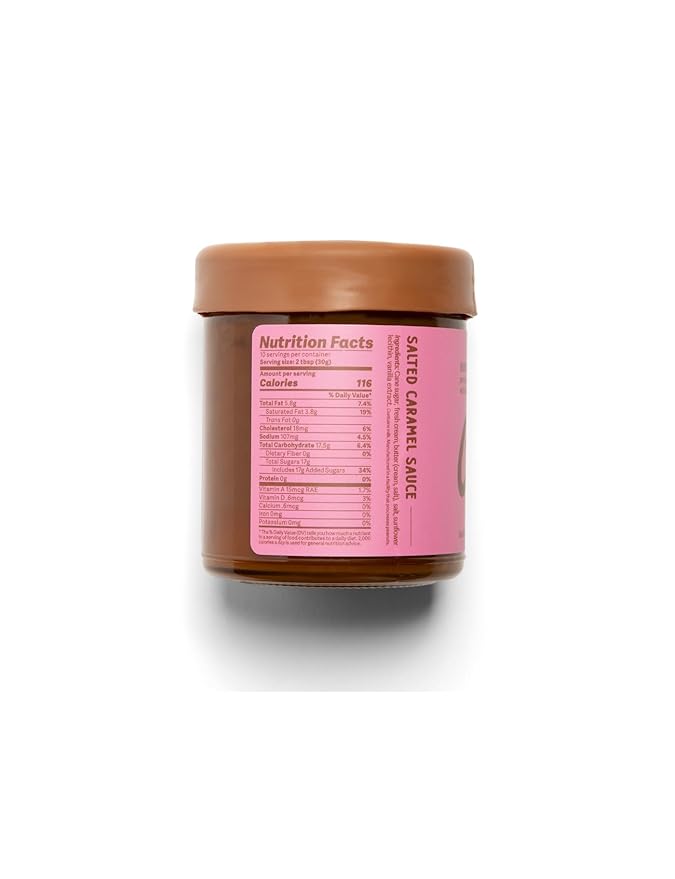 Coop's Salted Caramel Sauce: Rich and Buttery, Gourmet, All Natural, Handcrafted, Gluten Free