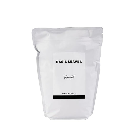 Minimalist Basil Leaves, Perfect for Cooking and Seasoning, Packaged for Convenience in a