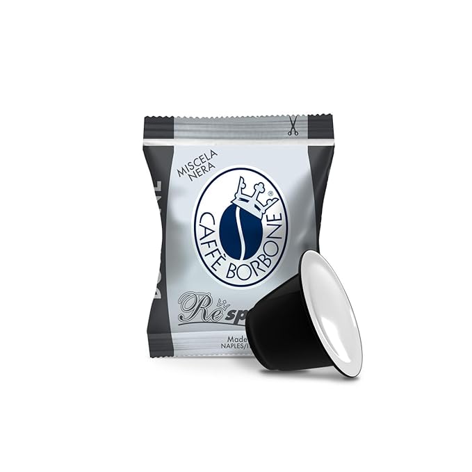 Caffè Borbone Nespresso Compatible Coffee Pods, Black Blend, Freshly Roasted and Packaged in Italy
