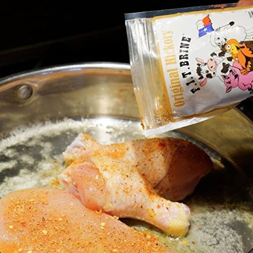 FIT Brine - Original Hickory, 16oz | Premium Meat Tenderizer & Seasoning | Adds Smoky Flavor &
