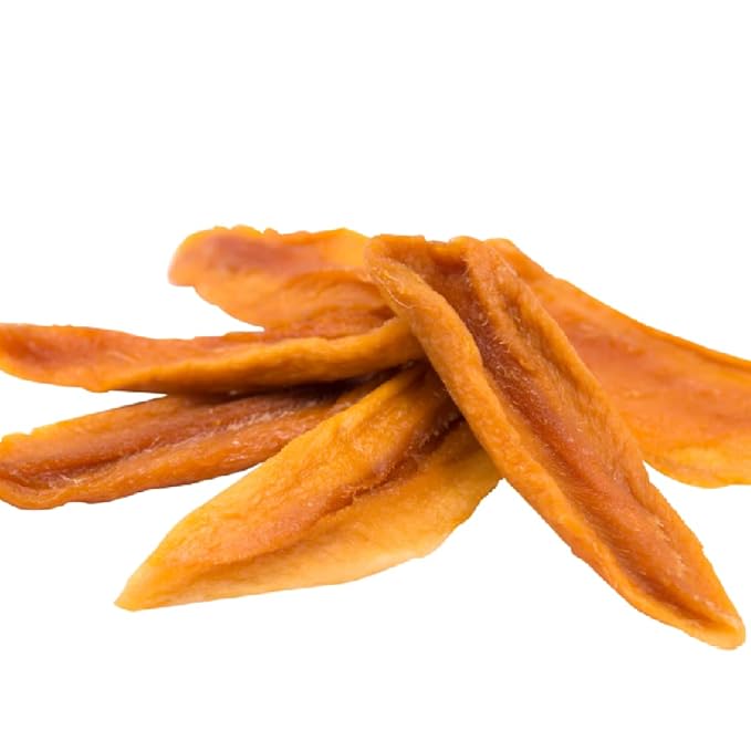 Gerbs Dried Mango Slices Unsweetened 2 lbs. | Dehydrated, Unsulfured, Resealable Bag | Naturally