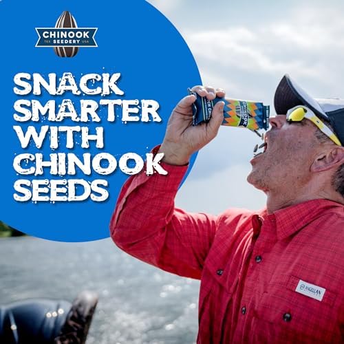 Chinook Seedery Roasted Sunflower Seeds to Eat - 1.5 oz (Pack of 36) Variety Packs - Jumbo Low