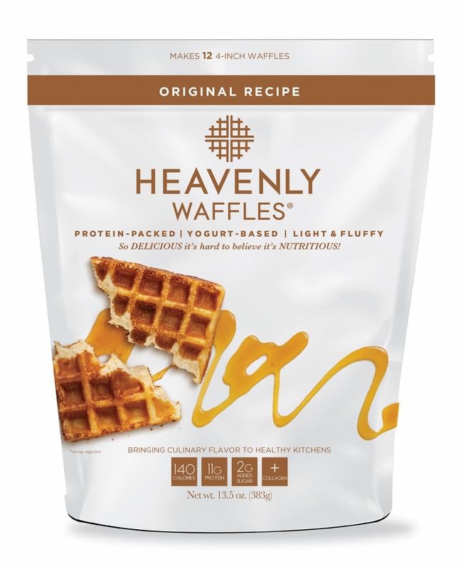 Heavenly Waffles짰 Mix, Original Recipe, 11g Protein, Yogurt Based, Healthy and Nutritiously