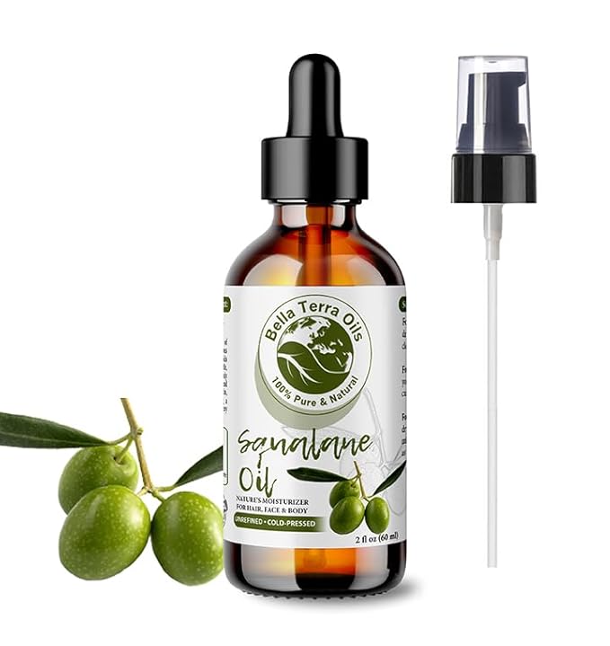 Bella Terra Oils - Organic Squalane Oil 2 oz - Rich Legacy, Infused with Hydrogenated Squalene