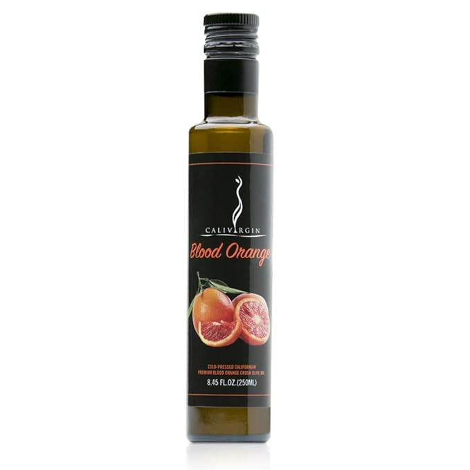 Calivirgin Blood Orange Olive Oil - Blood Orange Infused Extra Virgin Olive Oil - Cold Pressed