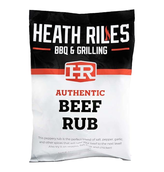 Heath Riles BBQ Rub - Beef Seasoning, Champion Pitmaster Recipe, Legendary Rubs For Smoking &