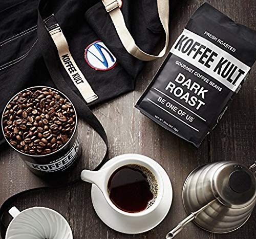 Koffee Kult Dark Roast Coffee Beans - Rich & Bold with Chocolate & Cinnamon Notes, Smooth Finish