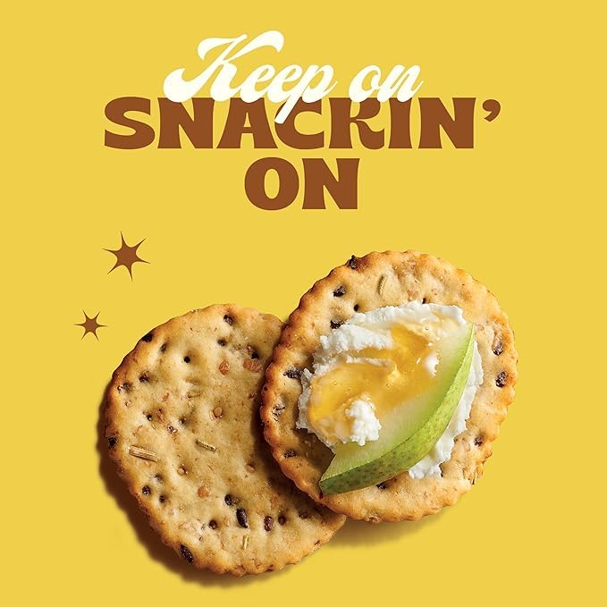 Back to Nature - Stoneground Wheat Crackers - Rosemary & Olive Oil - Real Ingredients like Whole
