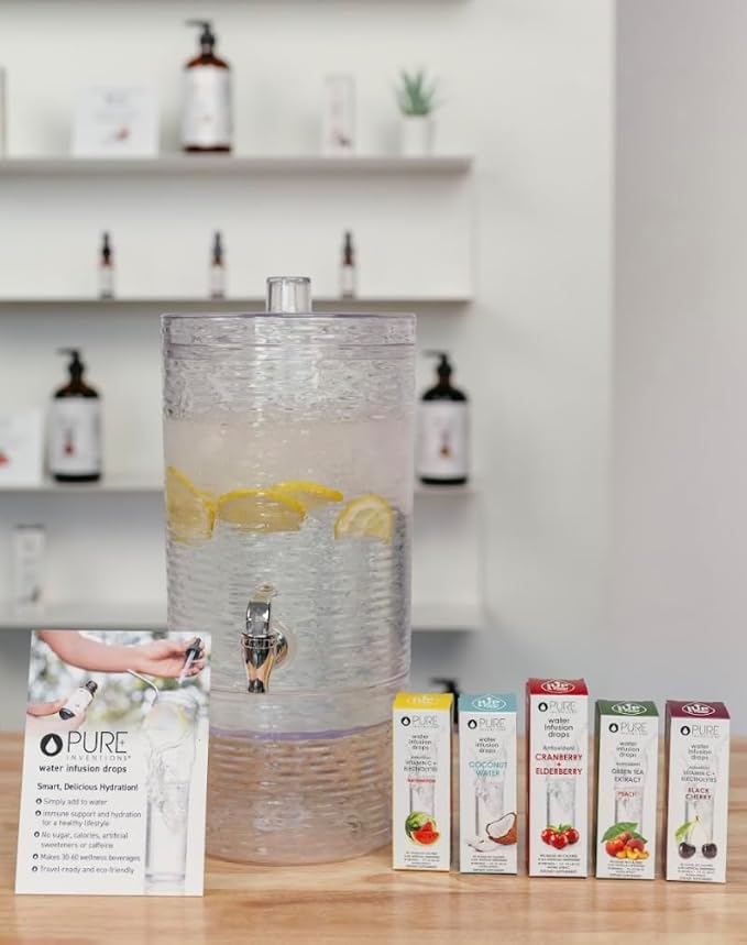 Pure Inventions - Watermelon Water Infusion Drops - Antioxidants, Vitamin C & Electrolytes - Health