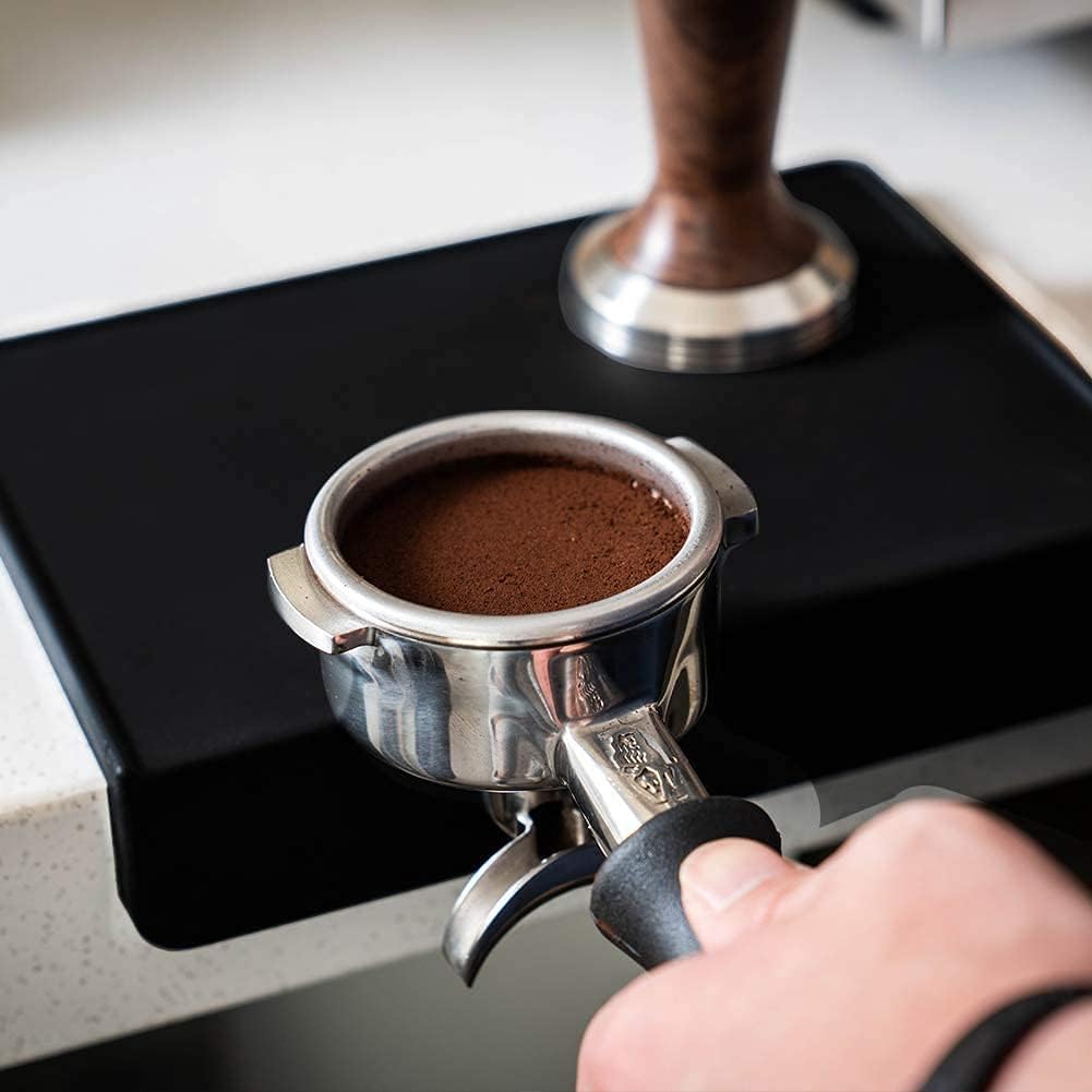 watchget Espresso Tamping Mat,Silicone Portafilter Pad for Counter