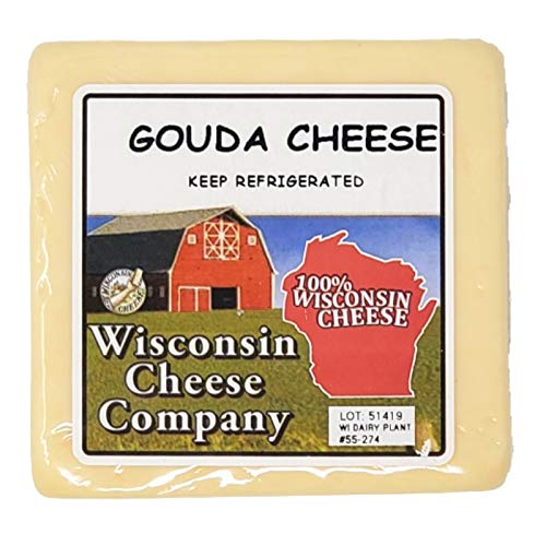 Wisconsin Cheese Company - Large Smoked Gouda Gift Box - 100% Wisconsin Original Gouda Cheese