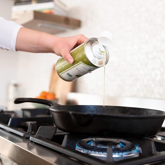 La Tourangelle, Expeller-Pressed Grapeseed Oil, High Heat Neutral Cooking Oil, Cast Iron Seasoning