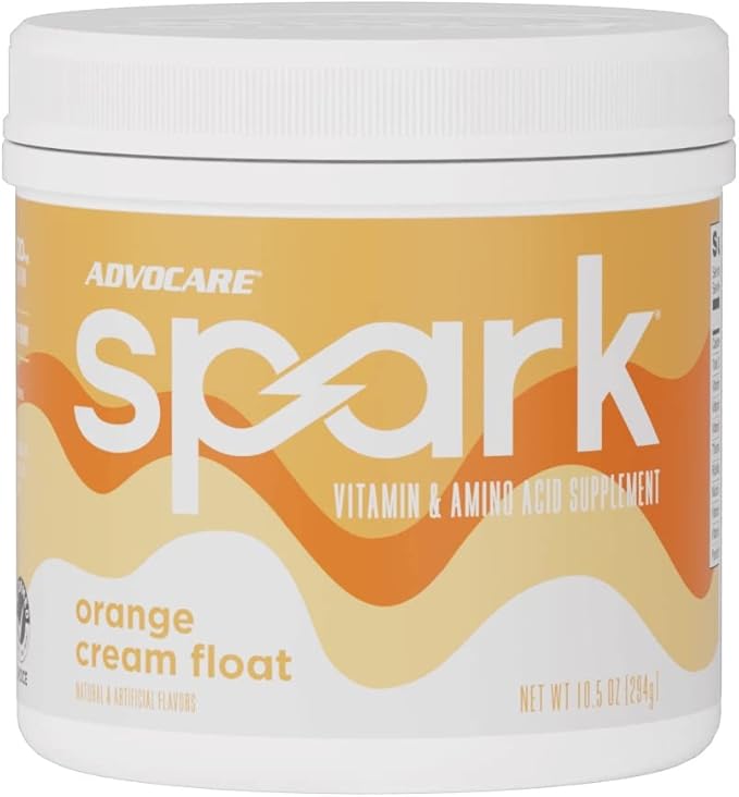 AdvoCare Spark Vitamin & Amino Acid Supplement - Focus & Energy Drink Powder Mix with Vitamin A