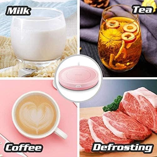 BESTINNKITS Smart Coffee Set Auto On/Off Gravity-induction Mug Office Desk Use, Candle Wax Cup