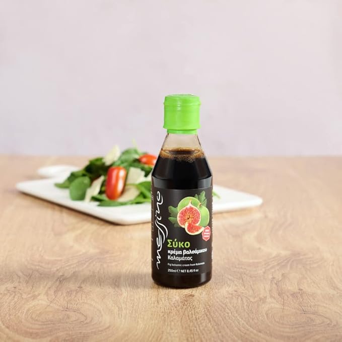 Messino Fig Balsamic Vinegar Glaze imported from Greece, 250 ml