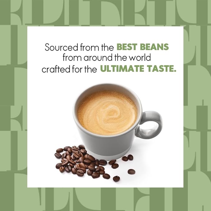 ELLE Café© Colombian K-Cup Pods - 12 Count - 100% Arabica Coffee, Flavor Medium Roast