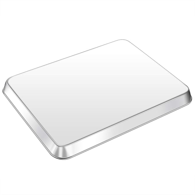 Baking Sheet, Yododo Stainless Steel Baking Pans Tray Cookie Sheet Toaster Oven Tray Pan Cookie