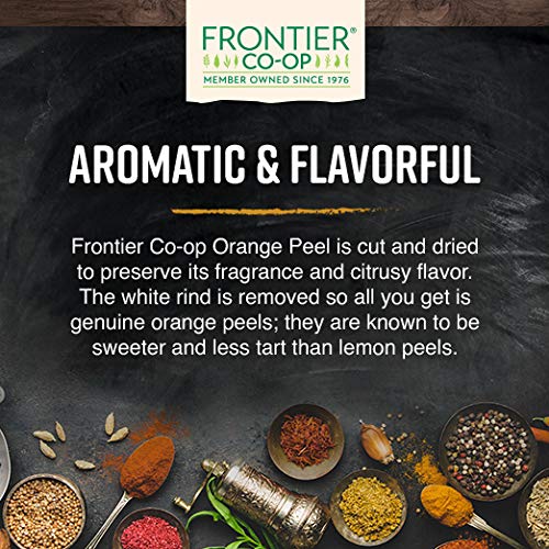 Frontier Co-op Cut and Sifted Orange Peel 1lb