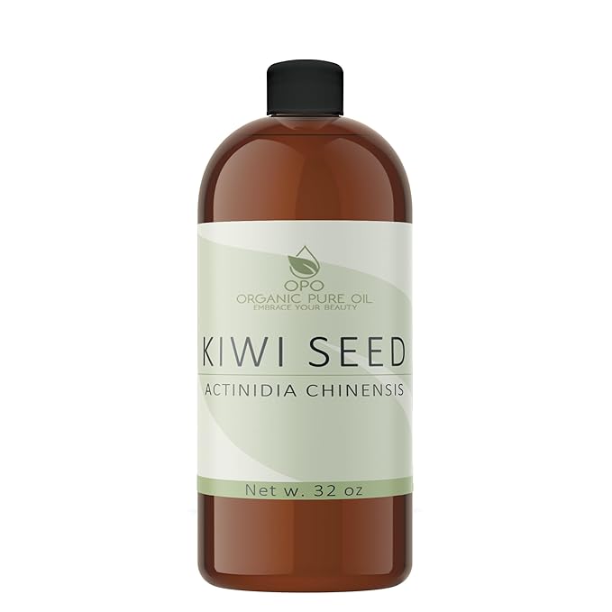 Kiwi Seed Oil - 32 oz - Pure, All Natural, Cold Pressed, Unrefined, Kiwi Oil Perfect for Hair