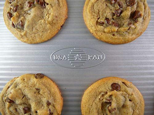 USA Pan Bakeware Cookie Sheet, Large, Warp Resistant Nonstick Baking Pan, Made in the USA from