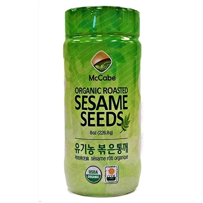 McCabe Organic Sesame Seed (3-Pack) (Roasted Sesame Seed, Salted Sesame Seed and Roasted Black