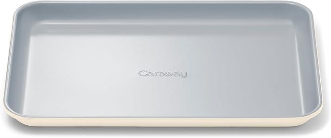 Caraway Nonstick Ceramic Small Baking Sheet (9x13”) – Non-Toxic, PTFE & PFOA Free – Oven Safe