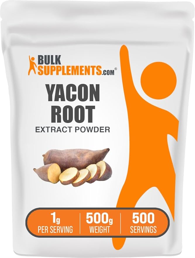 BulkSupplements.com Yacon Root Extract Powder - Natural Sweetener, Yacon Root Powder - Traditional