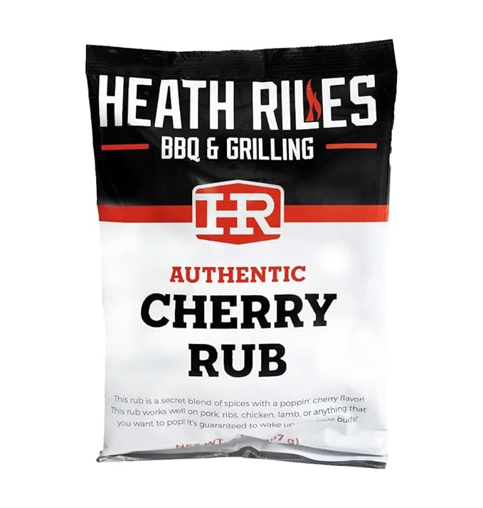 Heath Riles BBQ Rub - Cherry Seasoning, Champion Pitmaster Recipe, Legendary Rubs For Smoking &