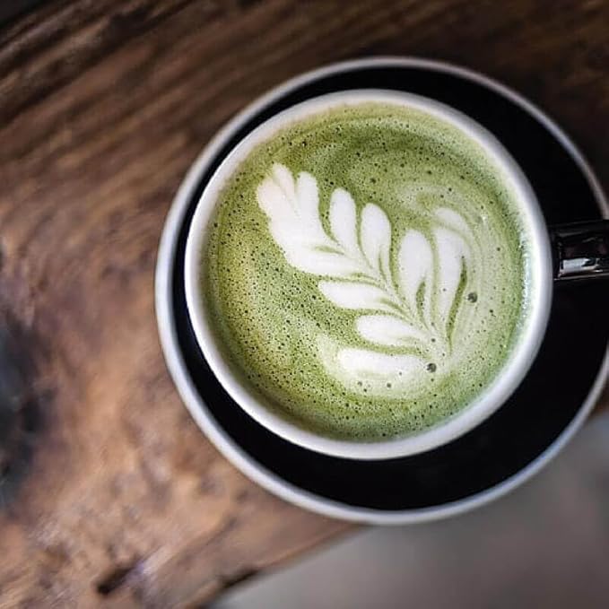 MOCAFE Matcha Latte Mix Powder, sweetened creamy Ceremonial Grade Japanese green tea, caf챕 style
