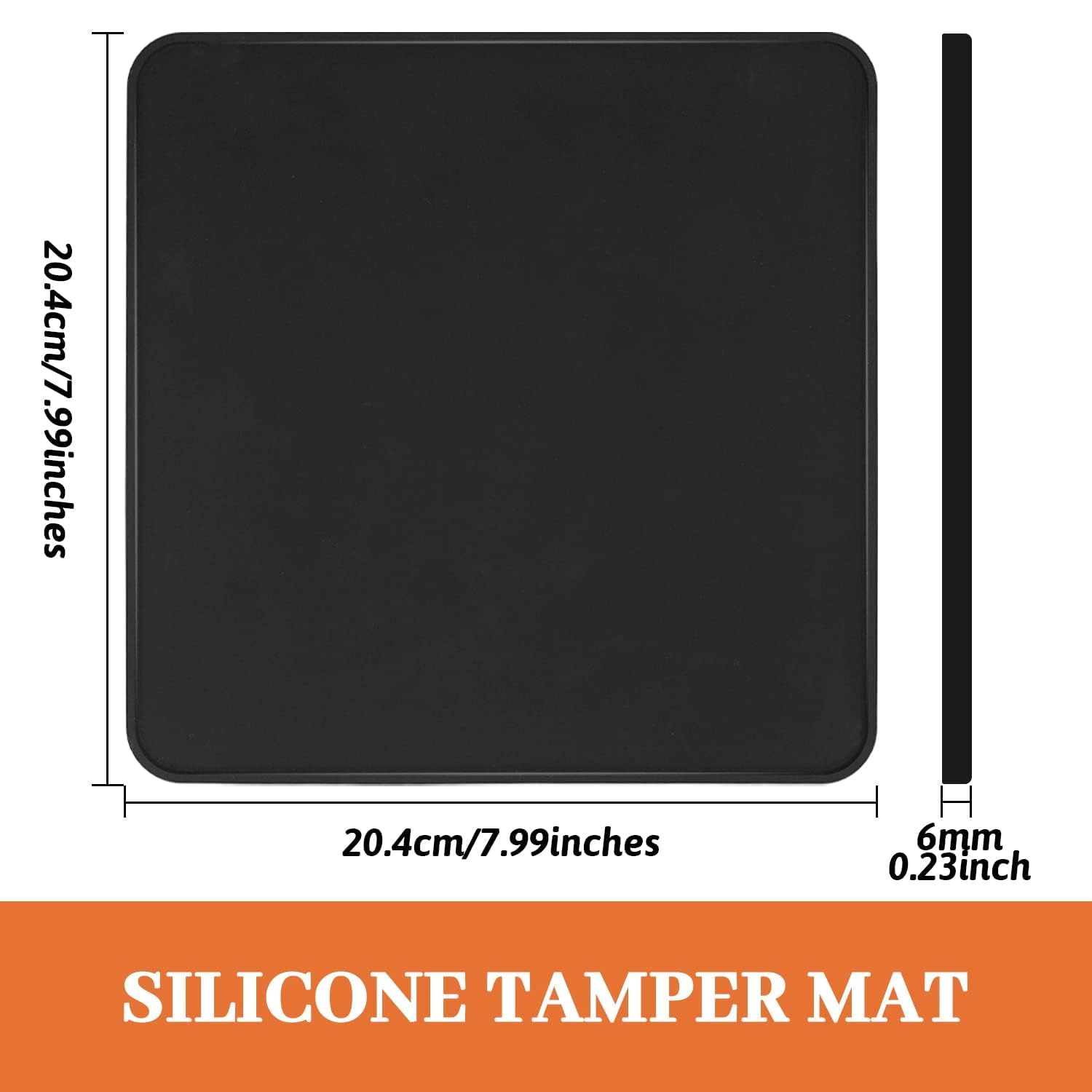 Ezebesta Coffee Tamper Mat for Portafilter - Silicone Tamping Pad -Espresso Machine Accessories