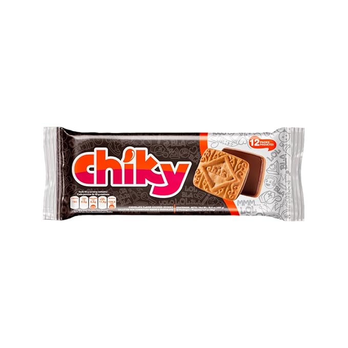 Chiky Chocolate Fudge Cookies, Crunchy & Sweet, Smooth Cream Center, Crispy Texture That Melts In