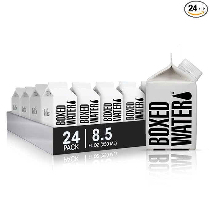 Mini Boxed Water (8.5 oz., 24 Pack) – Better Than Premium Plastic Purified Drinking Water in