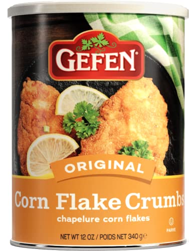 Gefen Corn Flake Crumbs, 12oz (2 Pack) Resealable containers | Total of 1.5 Pounds, Naturally