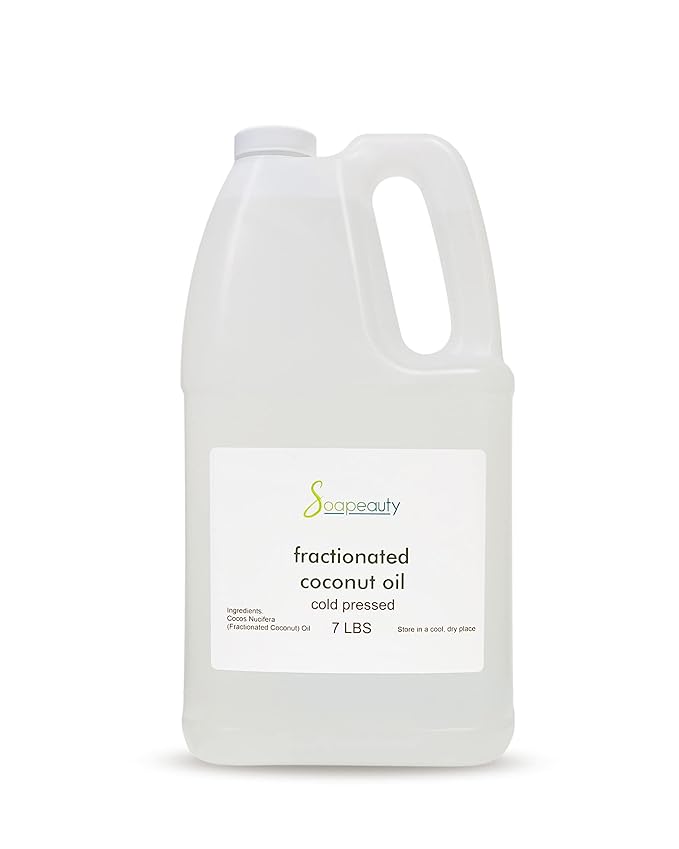 Soapeauty FRACTIONATED COCONUT OIL Cold Pressed Refined | 100% Natural Available in Bulk | Carrier
