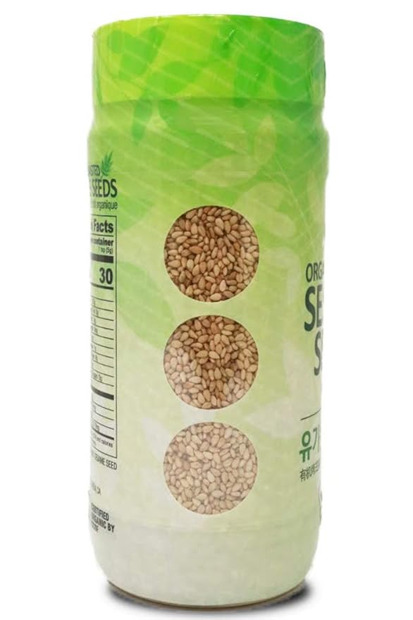 McCabe Organic Roasted Sesame, 8oz, USDA Organic Certified, CCOF Certified Organic, Roasted &
