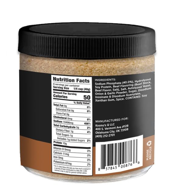 Kosmos Q Reserve Blend Brisket Injection, Premium Beef BBQ Marinade for Tender & Juicy Brisket