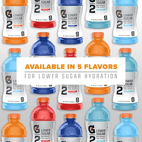 Gatorade G2 Thirst Quencher Sports Drink, Variety Pack, 20oz Bottles, 12 Pack, Electrolytes for