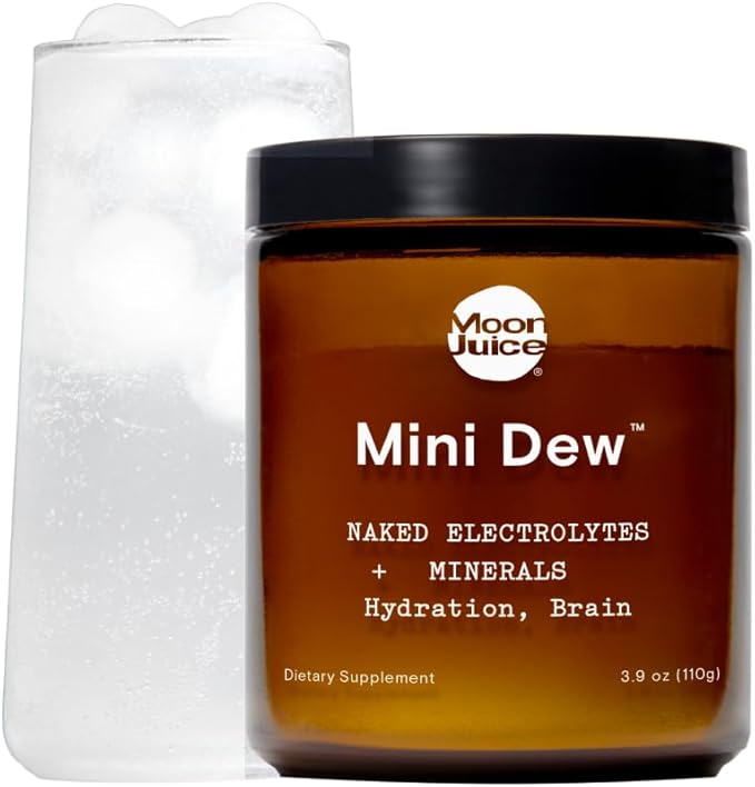 Moon Juice - Mini Dew Electrolytes Powder - Naked (Unflavored), 30 Servings - 2in1 Electrolytes &