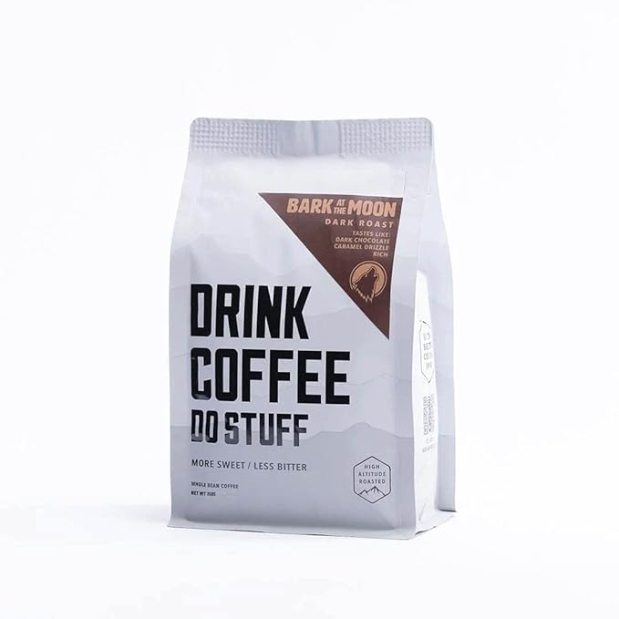 DRINK COFFEE DO STUFF, Blend, 2 Pound Bag, Whole Bean, Dark Roast, Sweet, Chocolate, Caffeine